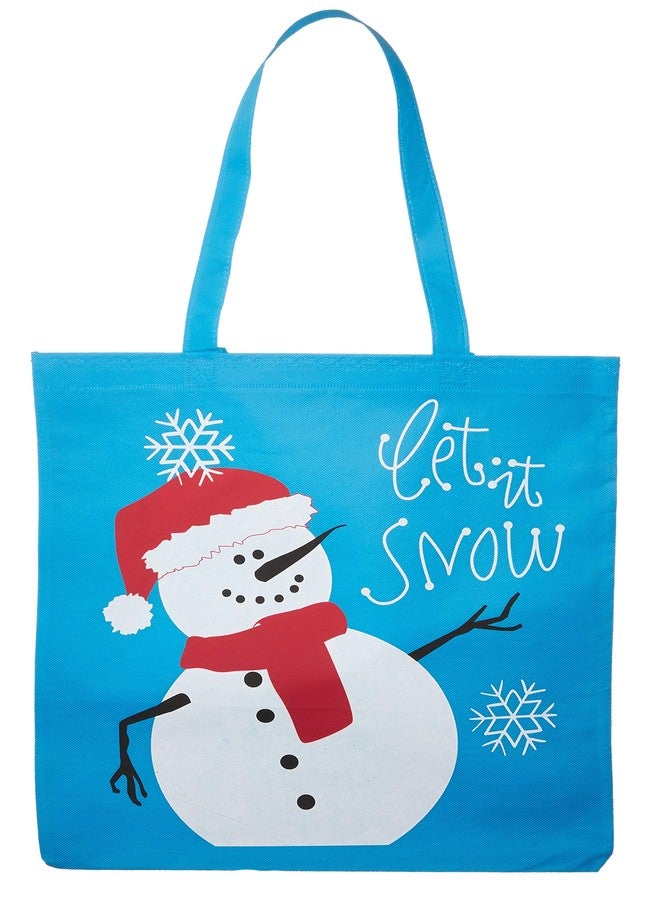 Funiverse Bulk 24 Christmas Reusable Non-Woven Tote Gift or Shopping Bag Assortment - Large with Long Loop Handles - Image 5